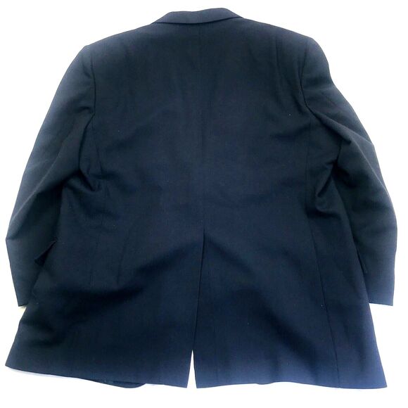 Vintage Jos A Bank Wool Blazer RARE USA Blue Gold Button 48 Mens Nautical - Picture 11 of 12